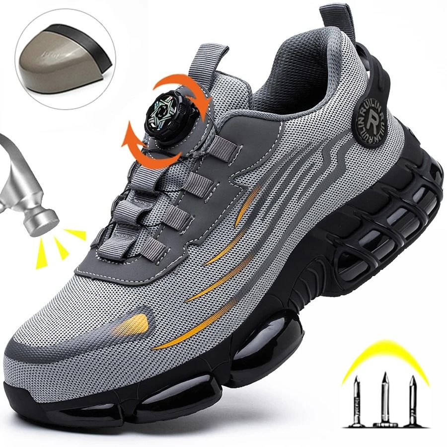 Indestructible Steel Toe Protective Safety Shoes