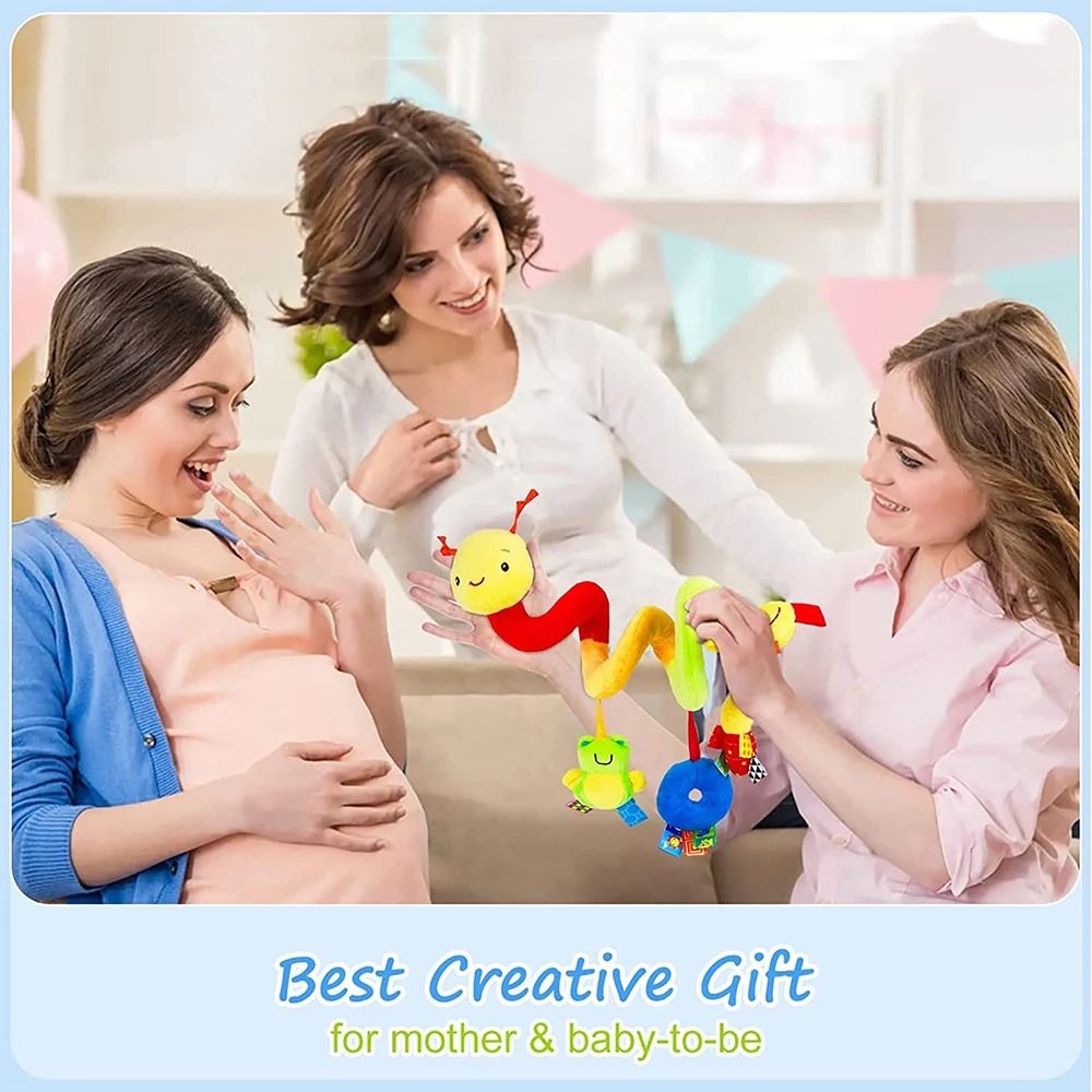 Cute Activity Musical Spiral Crib Stroller Car Seat Travel Hanging Toy