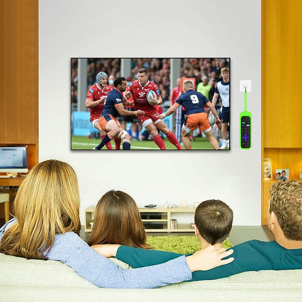 TV Remote Control Cover, Luminous Silicone Remote Control Protective Case With Rope