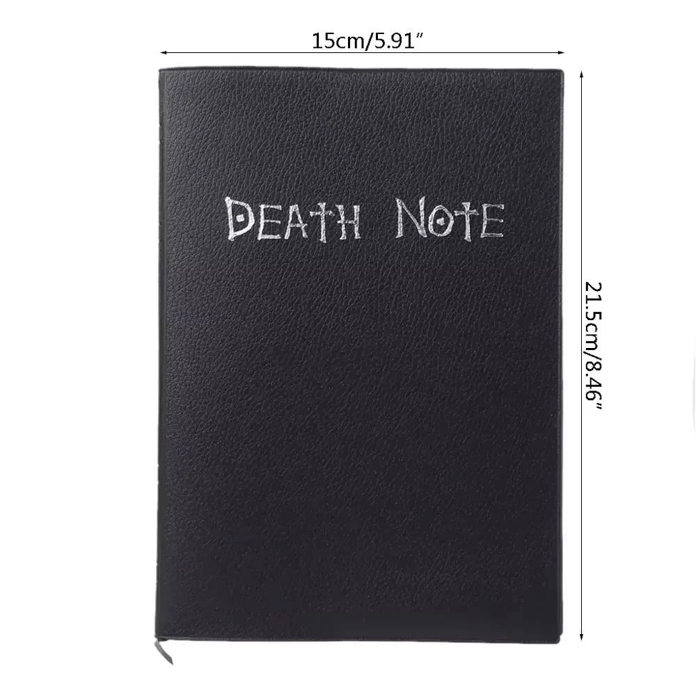 Death Note Anime Large School Notebook – Collectible Writing Journal & Cosplay Stationery Prop