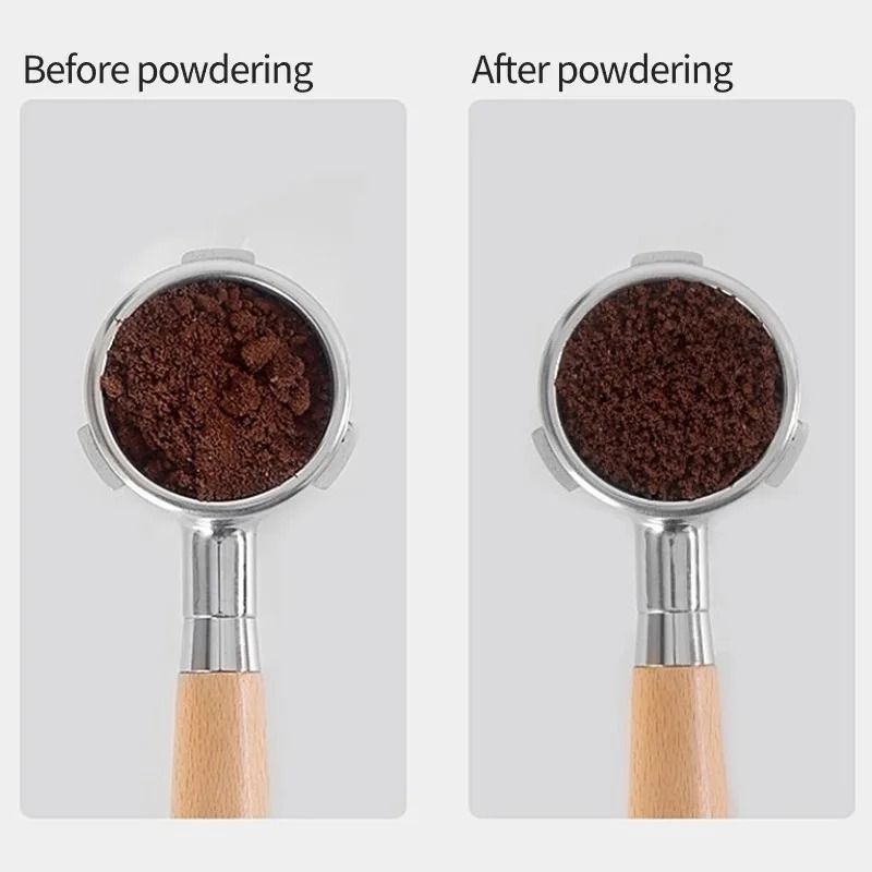 Espresso Coffee Stirring Tool With Wooden Handle Needle Distributor