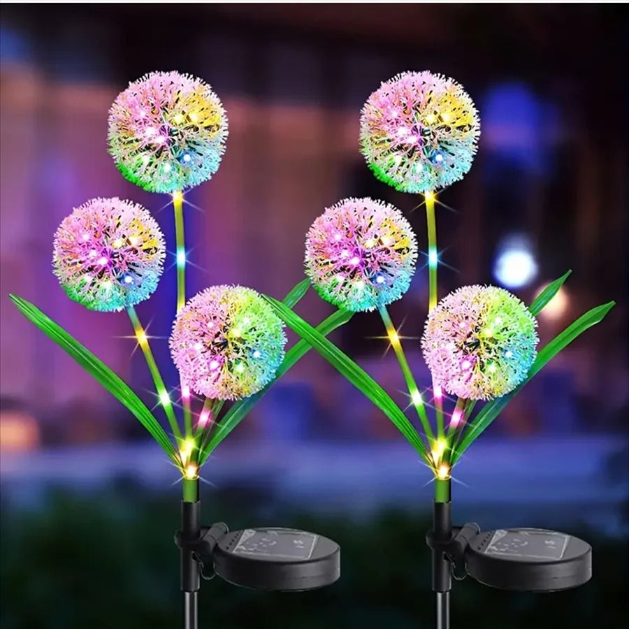 Sphero-Glow Triple-Head Solar Alliums