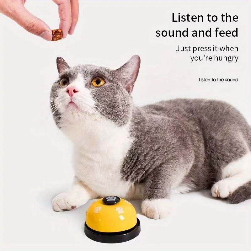 Cartoon Paw Print Pet Training Bell for Cats and Dogs
