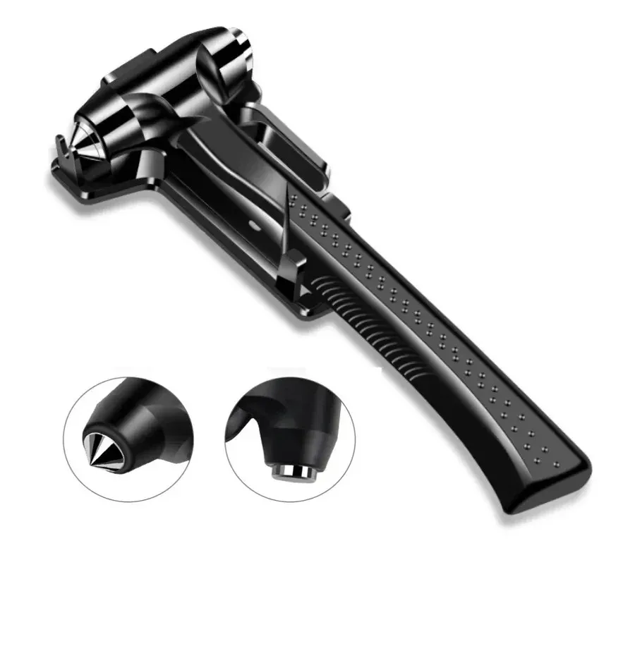Emergency Car Safety Hammer with Window Breaker & Seat Belt Cutter