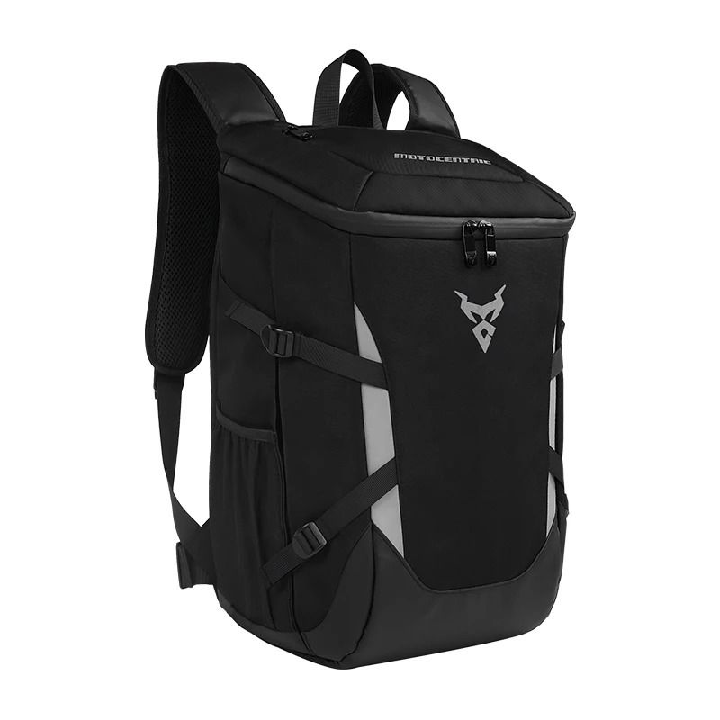 Waterproof Motorcycle Backpack with Helmet Holder and Laptop Compartment