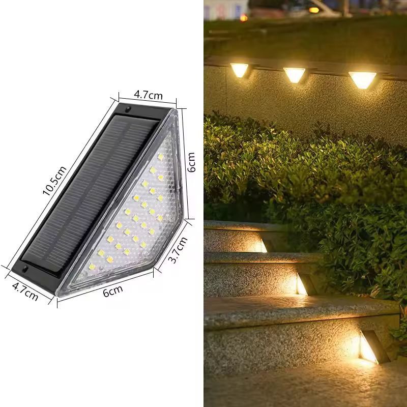 SolarGlow Fence & Deck Lighting Set - Outdoor Waterproof Solar Deck Lights
