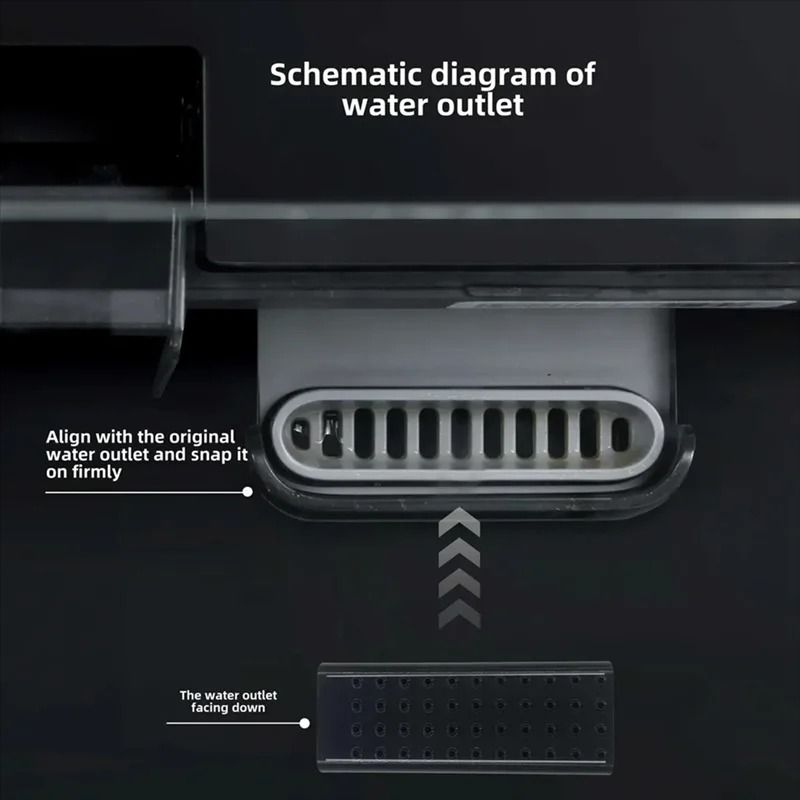 Aquarium Water Outlet Connector Kit 4 Piece Set