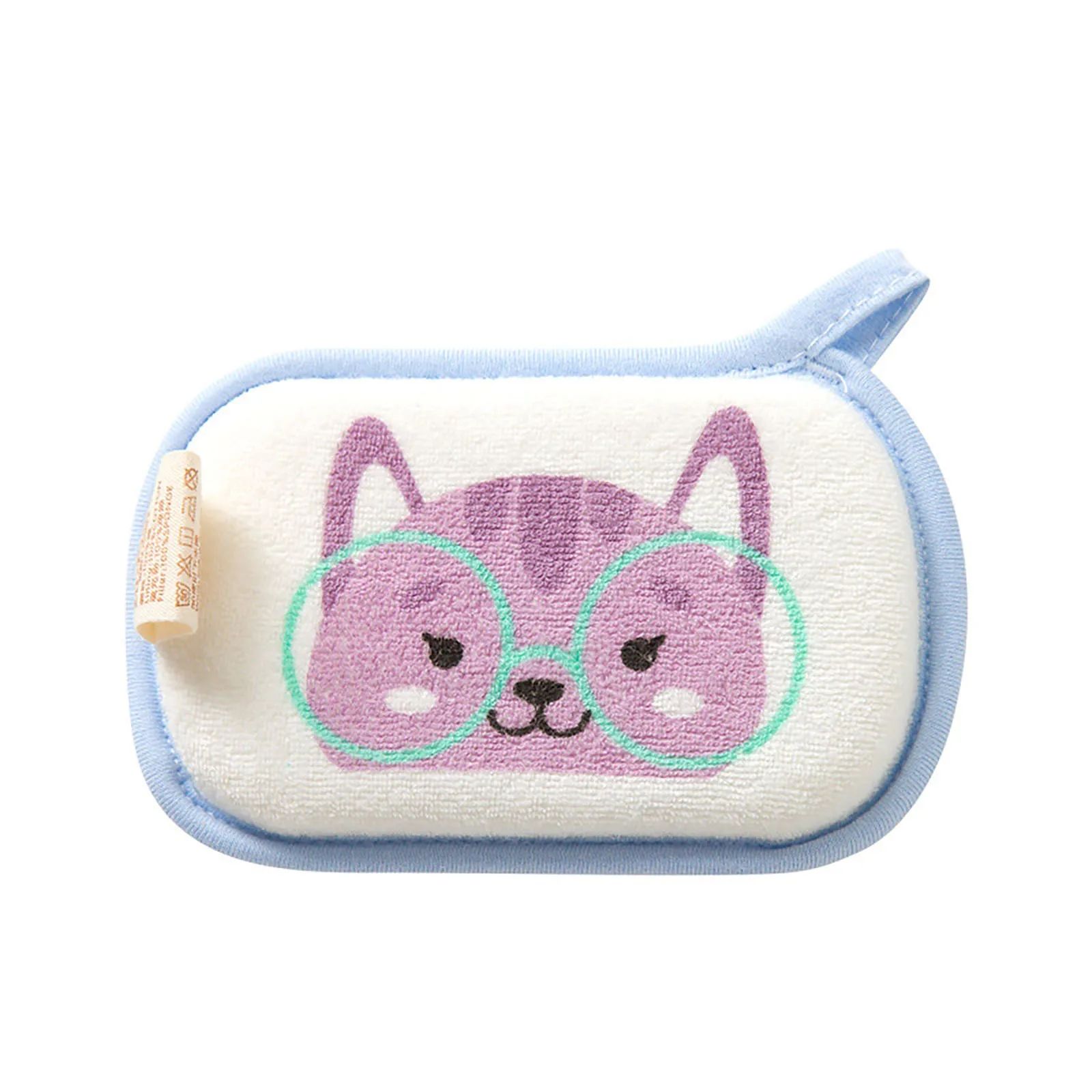 Cute Elephant Baby Bath Sponge Soft Cartoon Shower Brush Gentle Infant Bath Towel