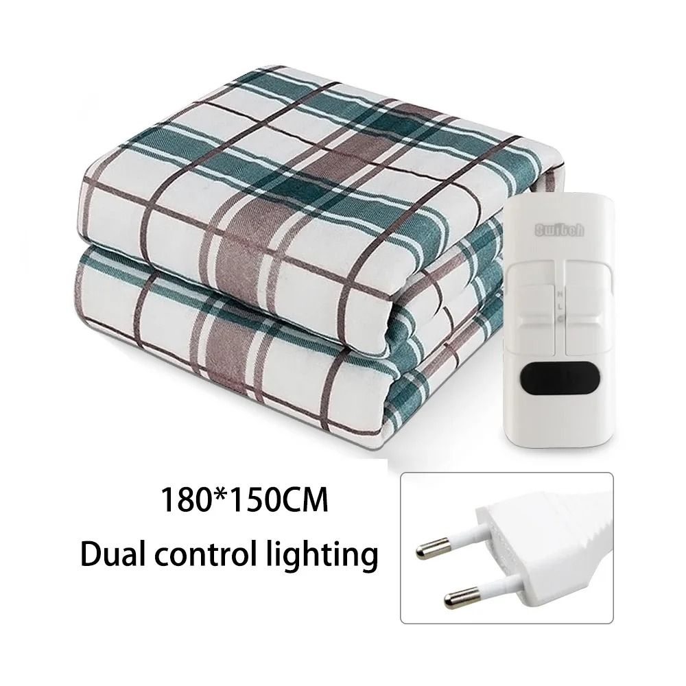 Electric Mattress Blanket Dual Control Household Mite Removal Winter Bed Cover