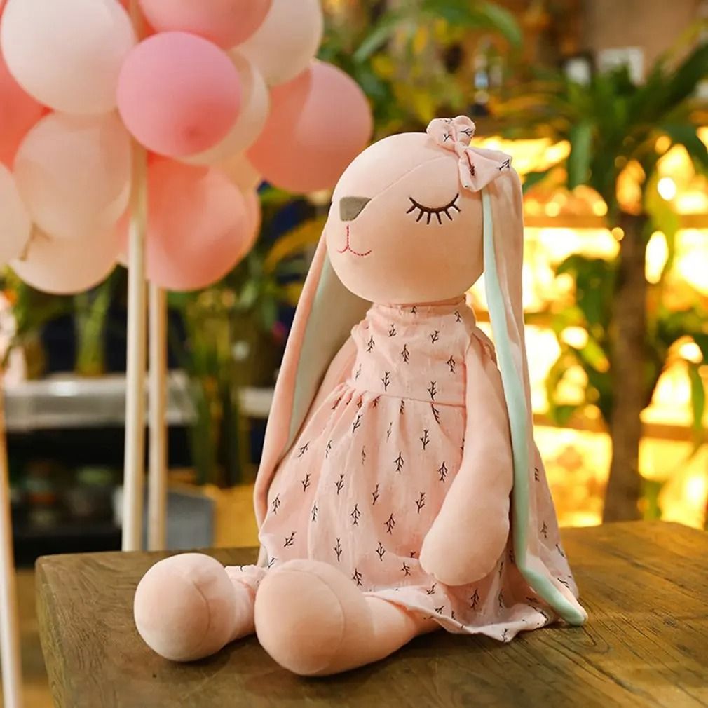 13.78in Soothing Rabbit Sleeping Plush Doll