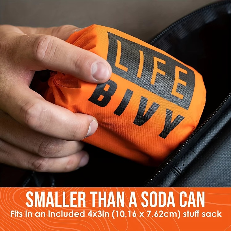 Portable Emergency Survival Sleeping Bag Waterproof Thermal Mylar Sack for Camping Hiking Safety Kit