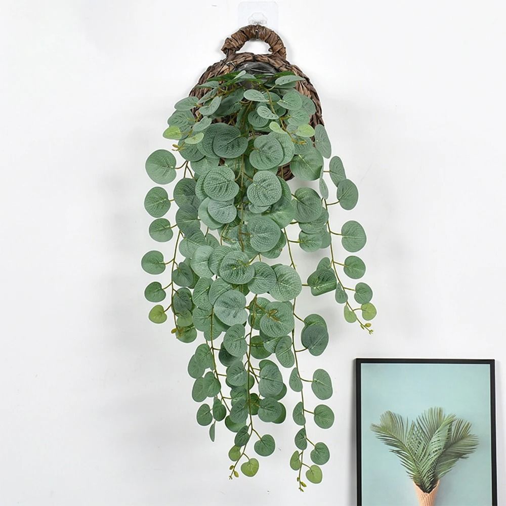 180cm Artificial Eucalyptus Hanging Vine – Artificial Eucalyptus Vine Tropical Wall Decor