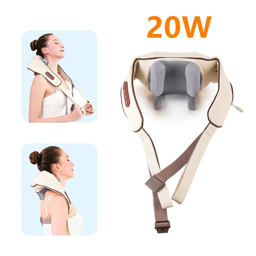Neck and Shoulder Massager Wireless Back Kneading Massage Shawl