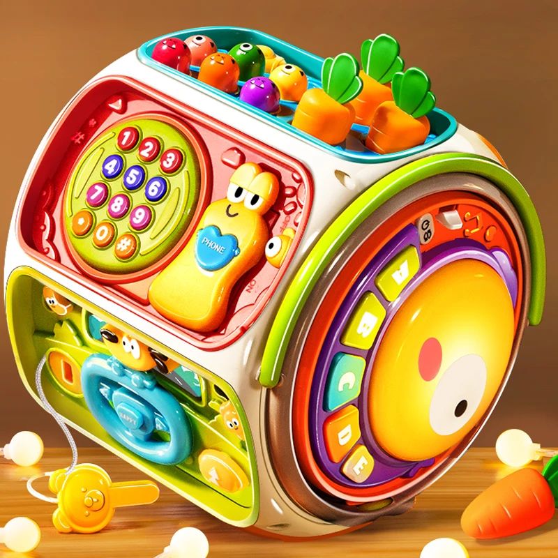 Musical Baby Phone Toy with Lights and Sounds for Toddlers 12+ Months