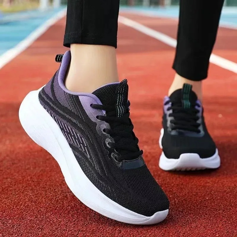 Women Casual Running Sneakers, Summer Fashion Anti-Slip Mesh Breathable Athletic Shoes for Tennis & Hiking