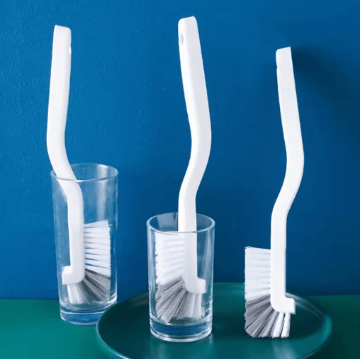 Narrow Cup Brush with Long Handle Small Cleaning Brush for Bottles Straws and Tight Gaps