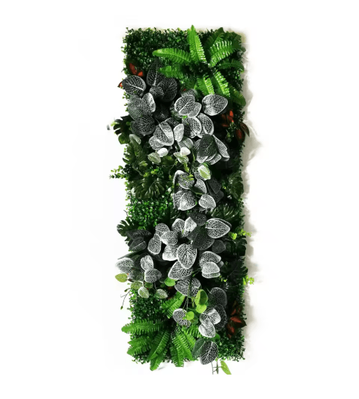 Artificial Rose Wall Panel 40x120cm Floral Grass Backdrop Home Decor