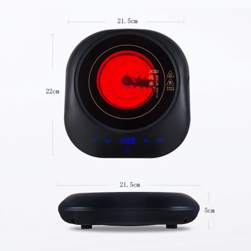 Electric Ceramic Tea Stove Hot Plate with Smart Temperature Control