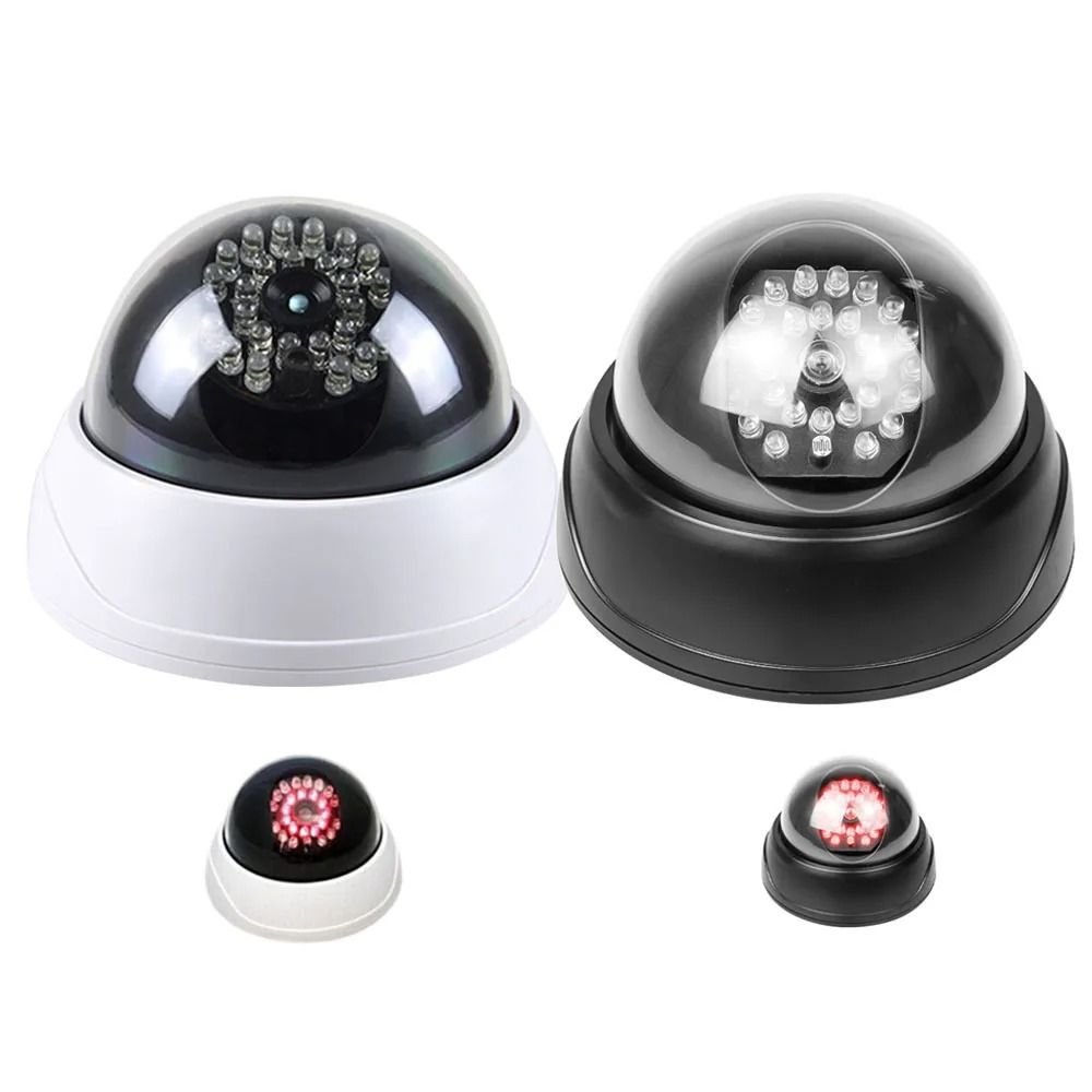 Dummy Dome CCTV Camera with IR LED Night Vision Simulation