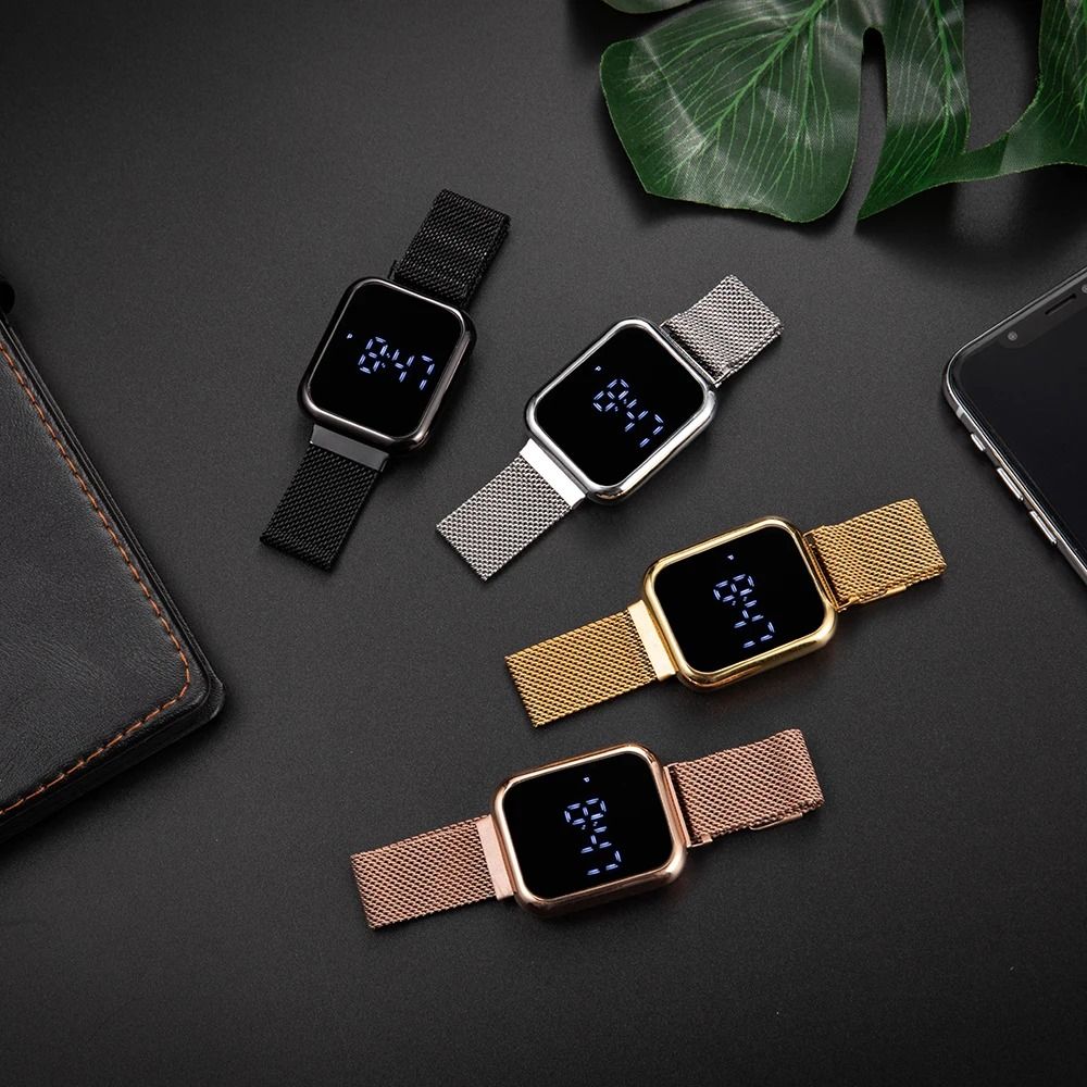 Luxury Digital LED Couple Wristwatch Set