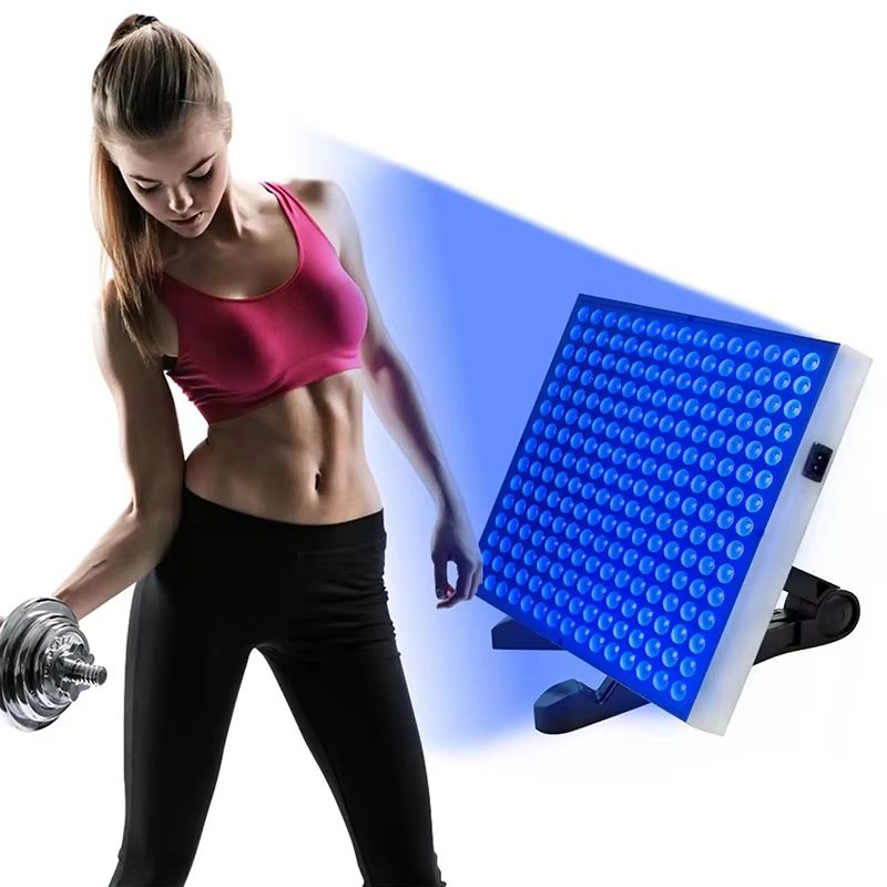 225PCS 45 W UV Tanning Lamp Solarium with Blue Light, Adjustable Stand and Foldable Face and Body Tanner