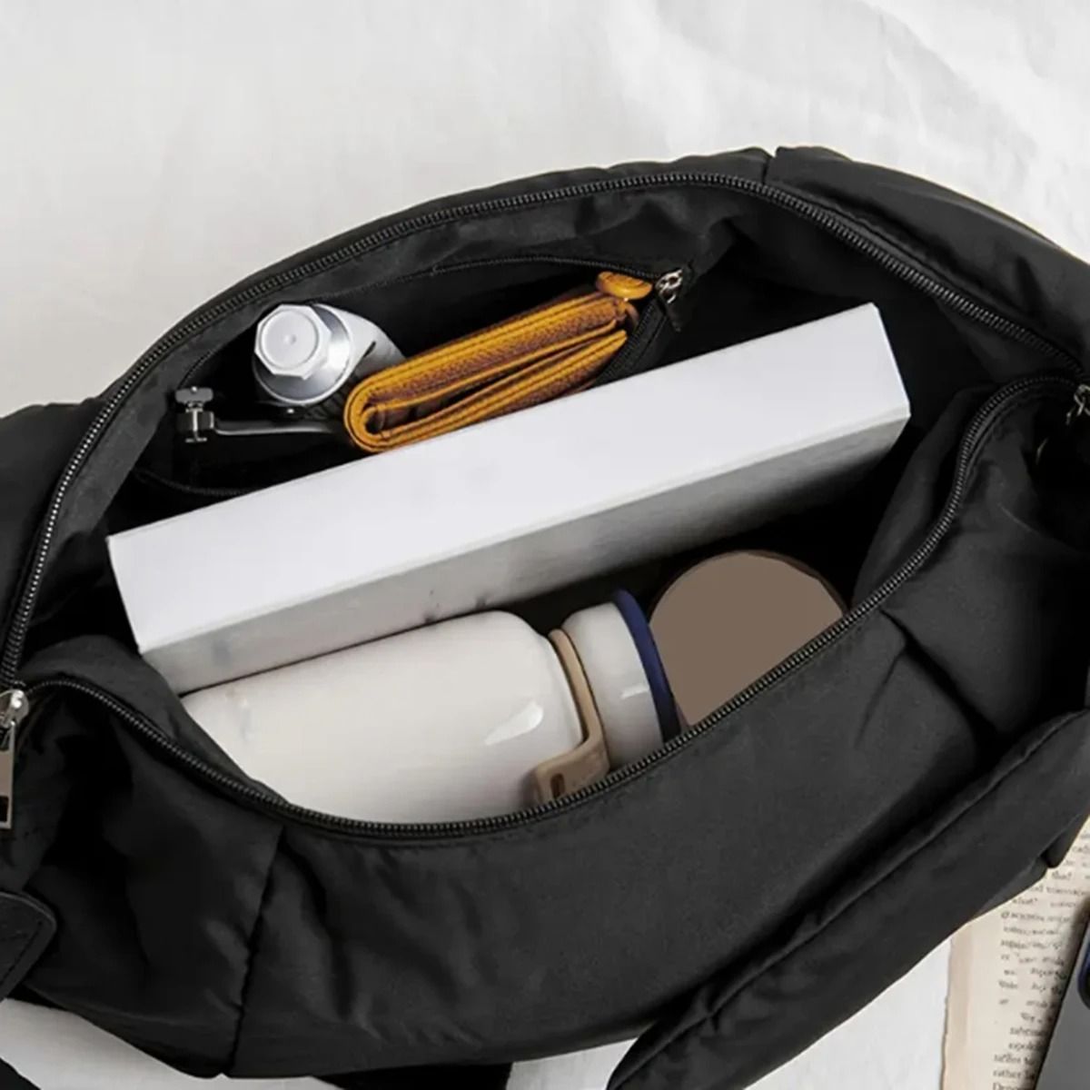 Fashion Canvas Down Crossbody 