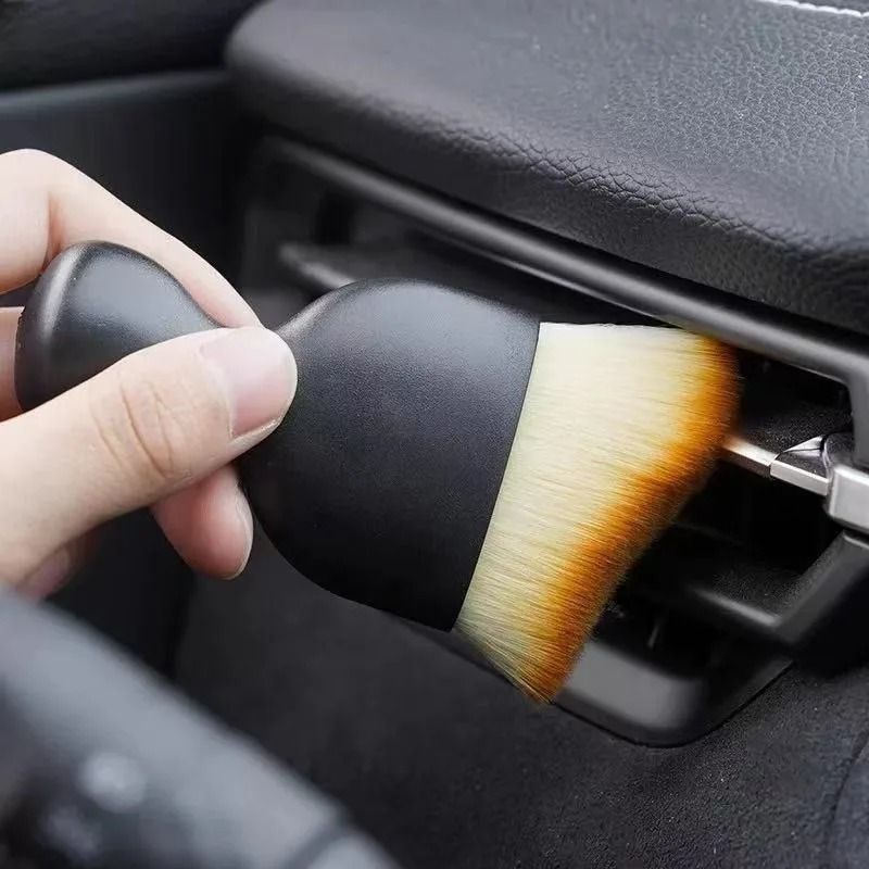 6-Piece Premium Fiber Car Detailing Brush Set
