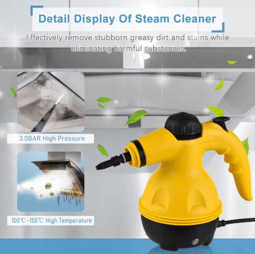 Handheld High-Temperature Steam Cleaner – Powerful Grease & Grime Removal Tool