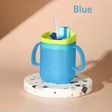 3-in-1 Kids Learning Cup with Straw, Sippy Lid, and Open Top