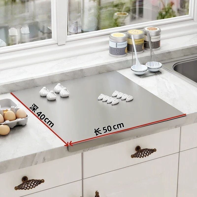 Stainless Steel Kitchen Cutting Board Pro – Hygienic, Durable & Non-Slip Food Prep Surface