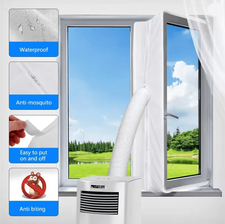 AirLock Flexible Window Seal for Portable Air Conditioner