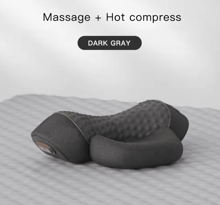 3 in 1 Electric Neck Massager Pillow with Heat and Vibration Therapy