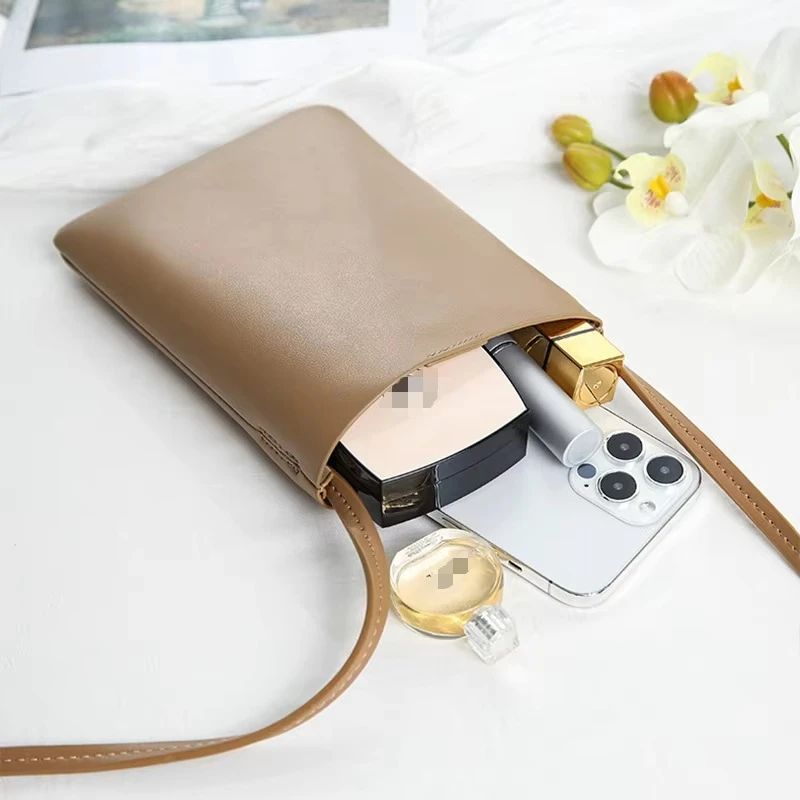 Everyday Luxe PU Leather Crossbody Shoulder Bag, Large-Capacity Womens Handbag