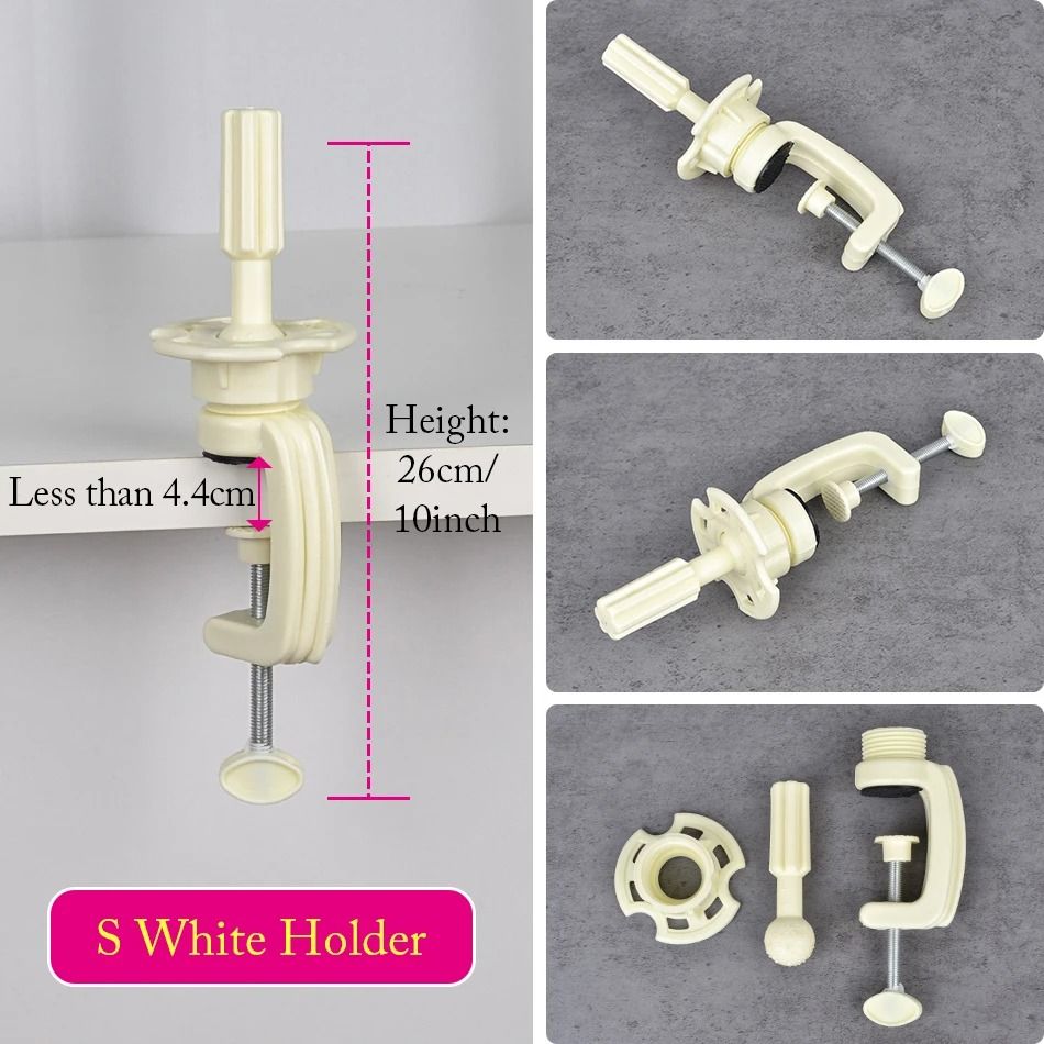 Wig Head Stand Table Clamp Adjustable Mannequin Holder