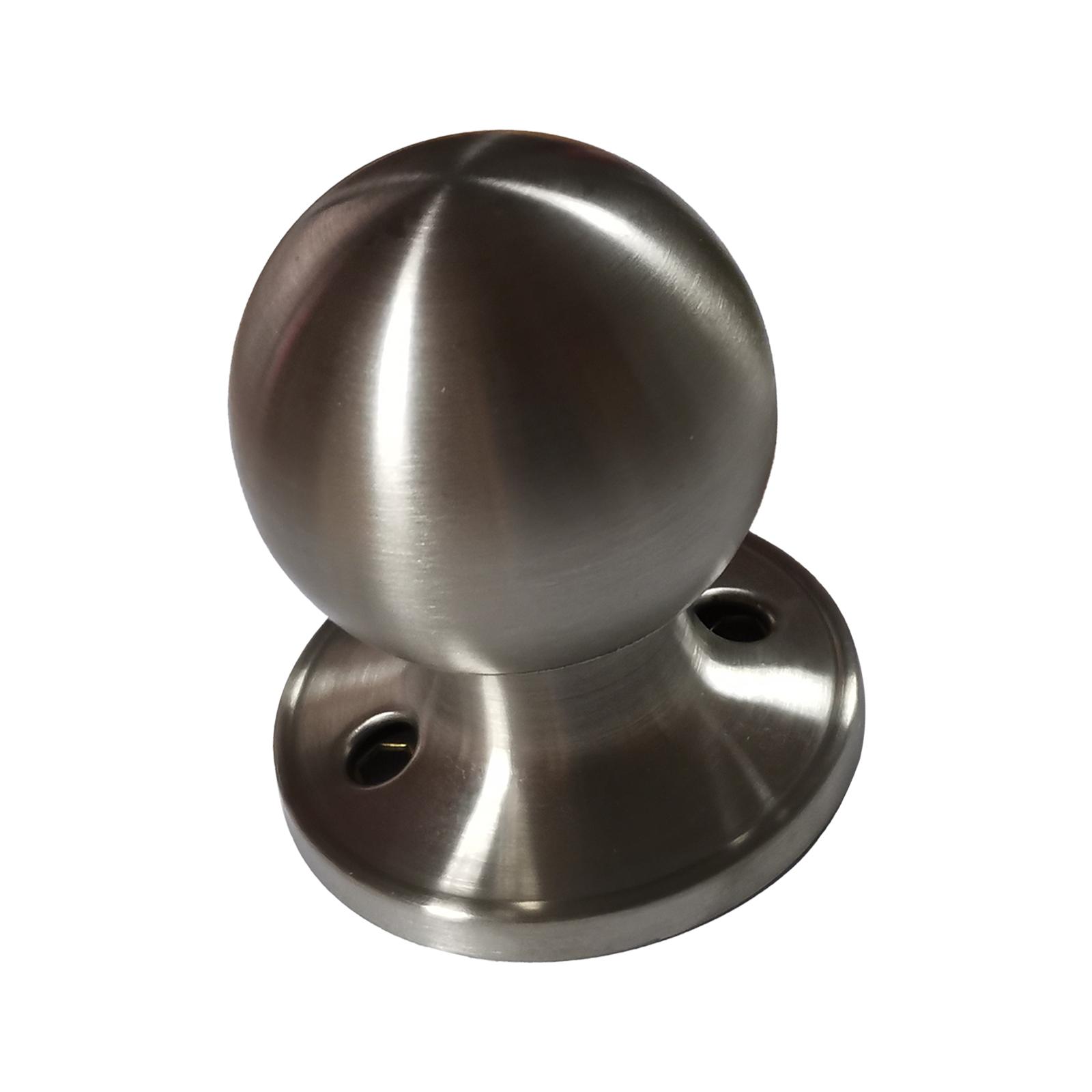 Stainless Steel Door Knob Lock Set Satin Nickel Privacy Passage Handle for Bedroom & Home
