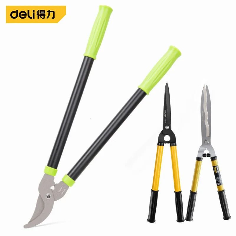 Deli Professional Garden Pruning Shears – Heavy-Duty Tree Cutter & Grass Pruner for Home Landscaping