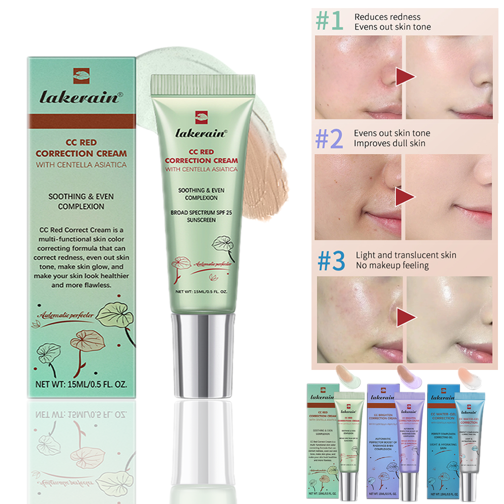 High Coverage Foundation Cream, Liquid Foundation Centella Korean Makeup for Face Base