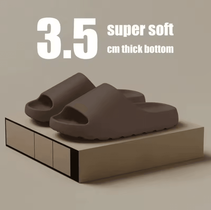 Unisex Cloud Thick-Soled Sandals – EVA Beach Slides Soft Bottom Summer Fashion Slippers