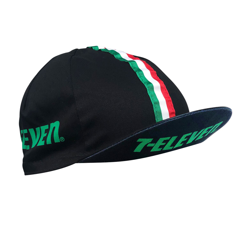 White Black Retro Cycling Cap Bike Hat, One Size Fits Most, Breathable Sports Bicycle Cap for Road and MTB Riders