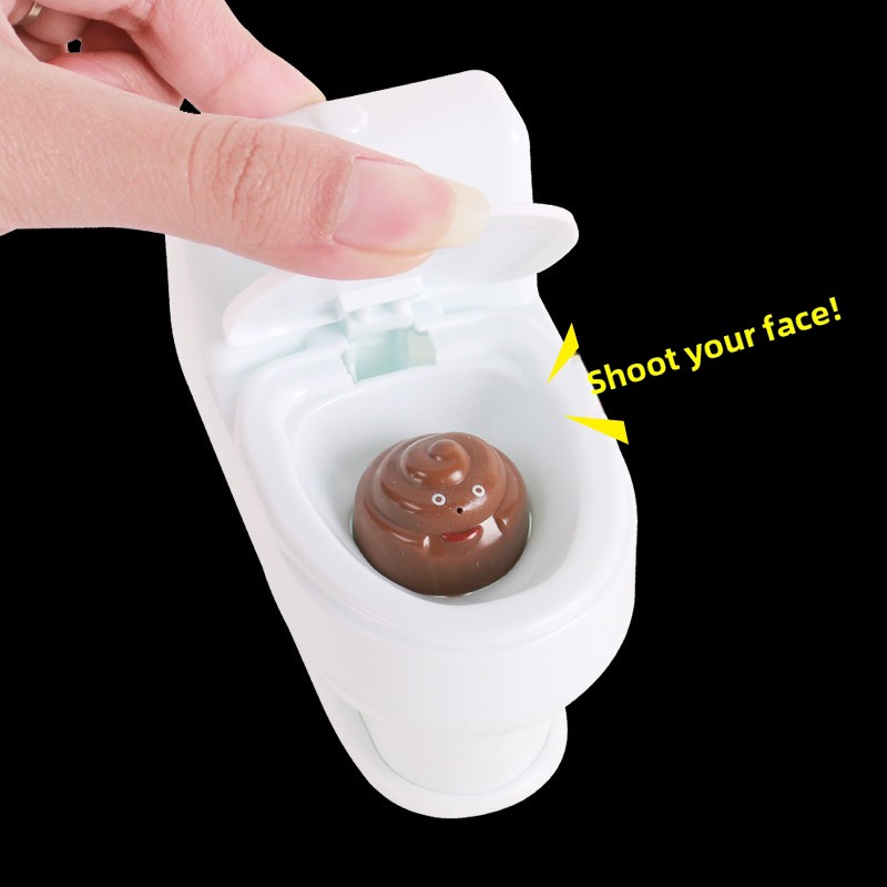 Funny Toilet Water Gun Simulation, Summer PVC Prank Tool, Creative Decompression Gift Idea