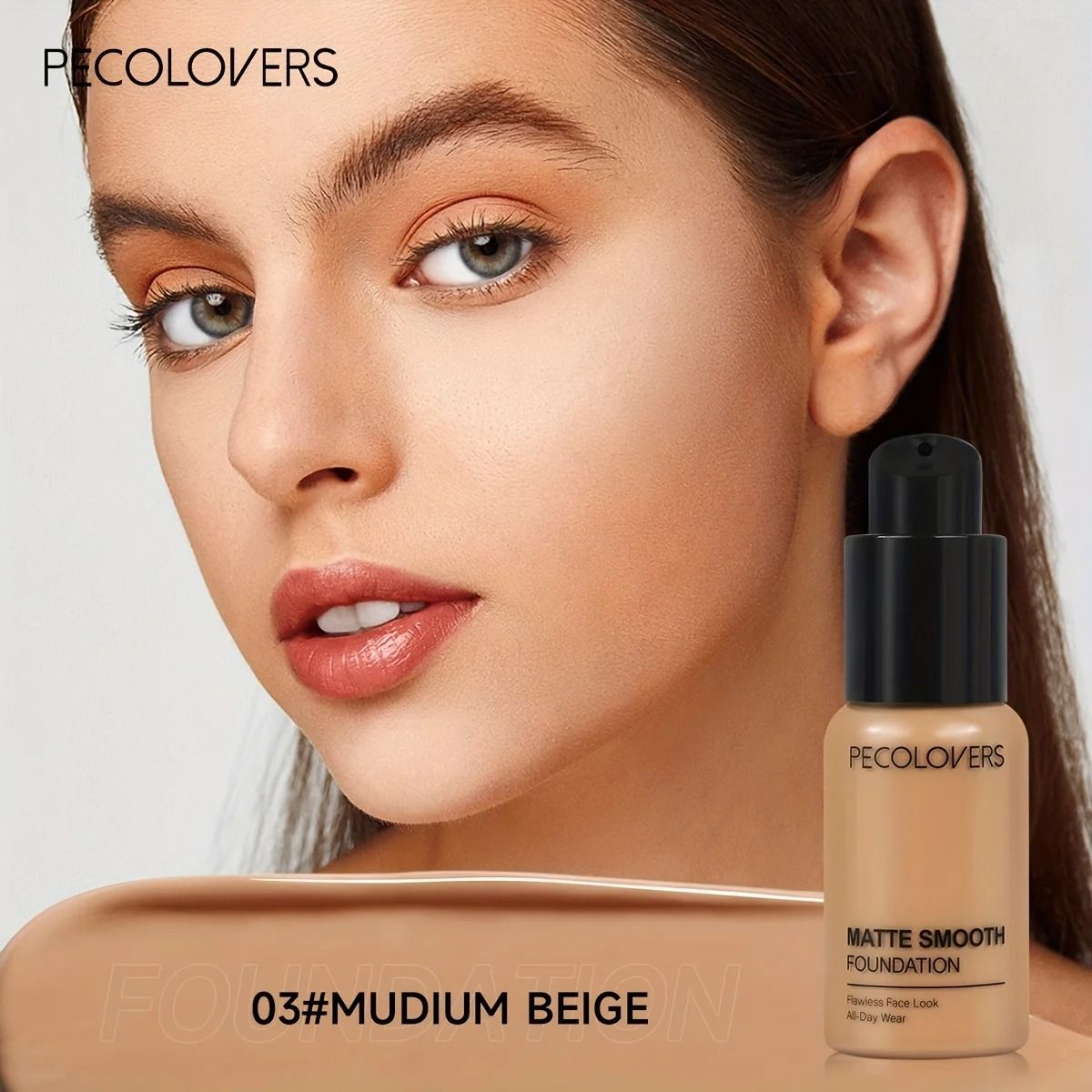 PECOLOVERS Oil Control Matte Finish Liquid Foundation