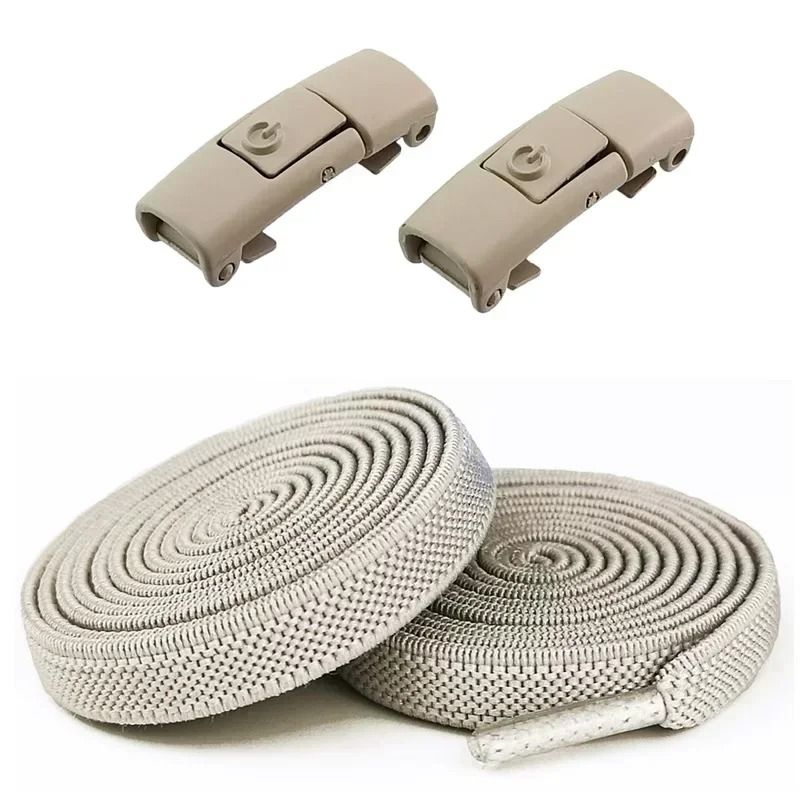No-Tie Elastic Laces with Press Lock System