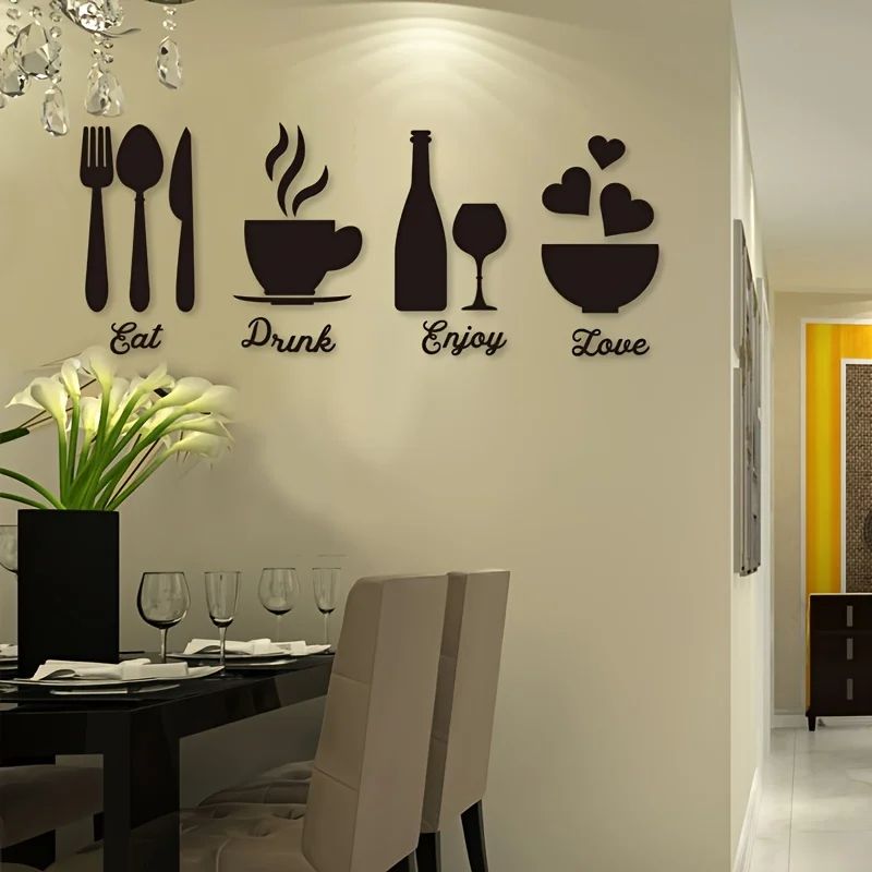 Tableware and Food Theme Wallpaper for Modern Interiors