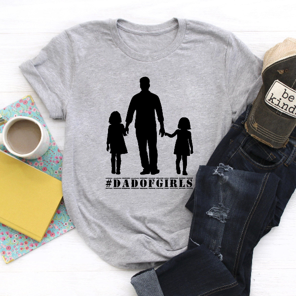 Fathers Day Gift from Daughters Shirt,Dad of Girls Shirt,New Dad Shirt,Dad Shirt,Daddy Shirt,Father's Day Shirt,Best Dad