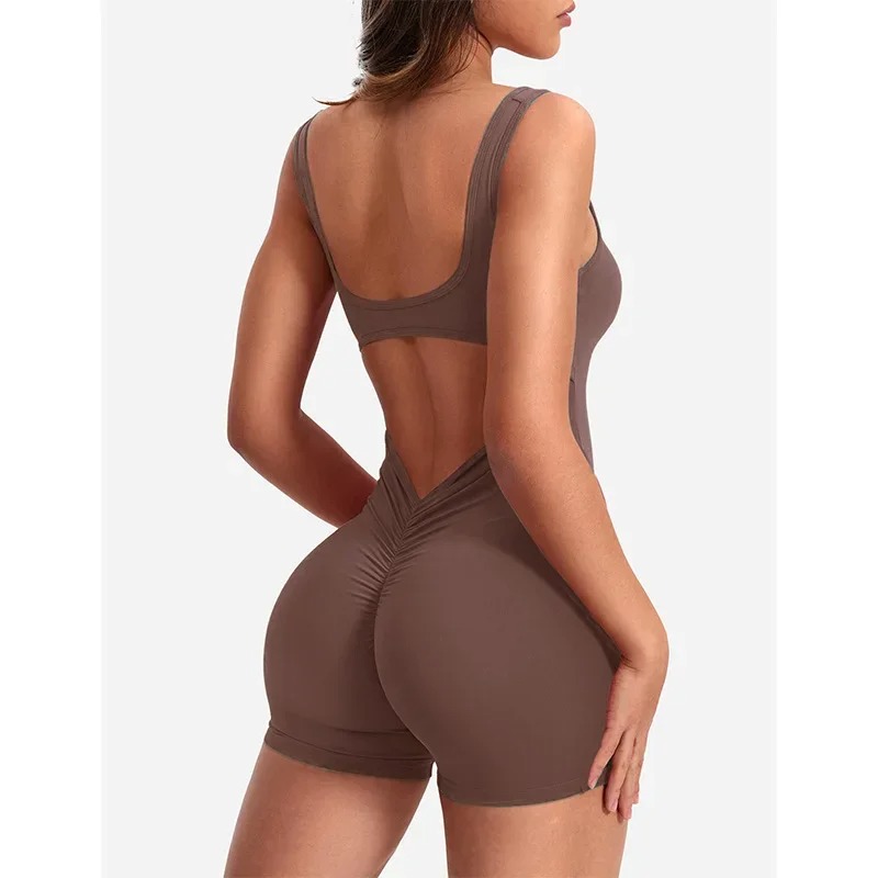 Women's Backless Yoga Jumpsuit | Slimming & Stylish