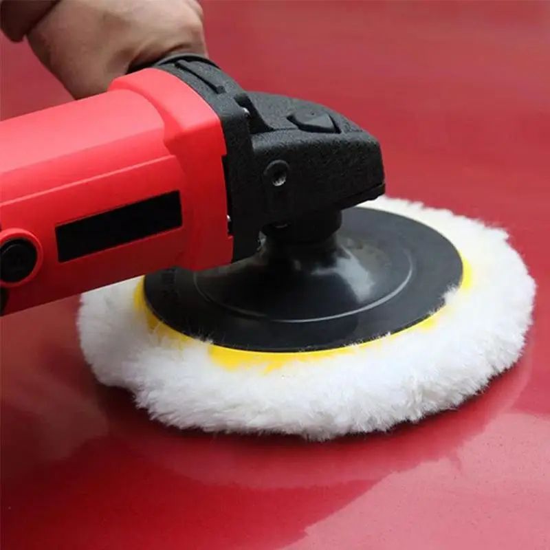 ProShine Wool Polishing Pad – Universal Car Polishing Disc for Machine Waxing