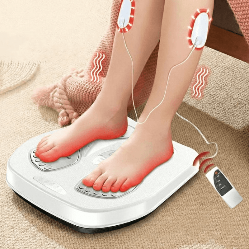 Vibration Foot & Leg Trainer with Heat, Boost Circulation & Relieve Stress