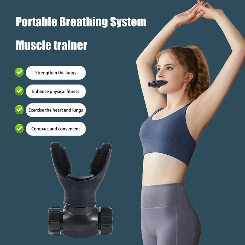 Portable Respiratory Trainer for Physical Therapy Rehabilitation Exercises, Sports Exercise Equipment