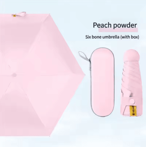 Capsule Mini Travel Umbrella Ultra Light compact travel umbrella with UV Protection