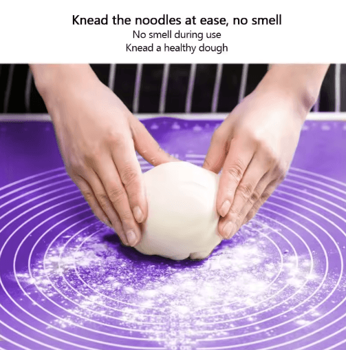 Non-Stick Silicone Baking Mat with Measurement Guide for Easy Dough Rolling